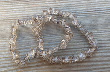 Load image into Gallery viewer, SMOKEY QUARTZ Natural Stone Gemstone Stretchy Chip Bracelet