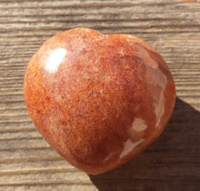 Load image into Gallery viewer, NATURAL RED AVENTURINE Gemstone Puffy Heart 40-45mm