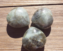 Load image into Gallery viewer, NATURAL LABRADORITE Gemstone Puffy Heart 40-45mm