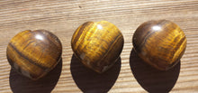 Load image into Gallery viewer, NATURAL TIGER EYE Gemstone Puffy Heart 40-45mm