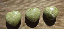 Load image into Gallery viewer, NATURAL VASONITE (VESUVIANITE) (Idocrase)  Gemstone Puffy Heart 40-45mm