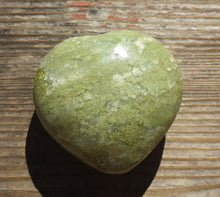 Load image into Gallery viewer, NATURAL VASONITE (VESUVIANITE) (Idocrase)  Gemstone Puffy Heart 40-45mm