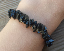 Load image into Gallery viewer, IOLITE Natural Stone Gemstone Stretchy Chip Bracelet