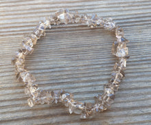 Load image into Gallery viewer, SMOKEY QUARTZ Natural Stone Gemstone Stretchy Chip Bracelet