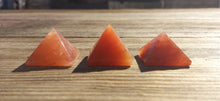 Load image into Gallery viewer, RED AVENTURINE natural small gemstone crystal pyramid 20-22