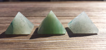 Load image into Gallery viewer, GREEN AVENTURINE natural small gemstone crystal pyramid 20-22