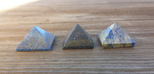 Load image into Gallery viewer, LAPIS LAZULI natural small gemstone crystal pyramid 20-22
