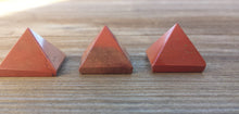 Load image into Gallery viewer, RED JASPER natural small gemstone crystal pyramid 20-22