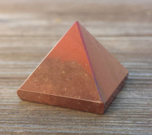 Load image into Gallery viewer, RED JASPER natural small gemstone crystal pyramid 20-22