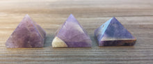 Load image into Gallery viewer, AMETHYST natural small gemstone crystal pyramid 20-22