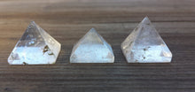 Load image into Gallery viewer, CLEAR QUARTZ natural small gemstone crystal pyramid 20-22