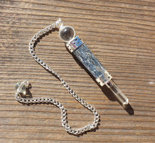 Load image into Gallery viewer, NATURAL RARE KYANITE Stone Pendulum Healing Wand