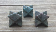 Load image into Gallery viewer, GEMSTONE MERKABA STAR Natural Ruby In Kyanite (One)