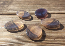 Load image into Gallery viewer, FLUORITE Worry Stone Natural Stone Hand Carved Gemstone Worry Stone