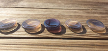 Load image into Gallery viewer, FLUORITE Worry Stone Natural Stone Hand Carved Gemstone Worry Stone