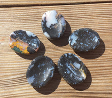 Load image into Gallery viewer, SOLOMON AGATE Worry Stone Natural Stone Hand Carved Gemstone Worry Stone