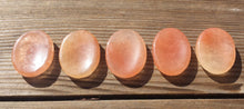 Load image into Gallery viewer, PEACH AVENTURINE Worry Stone Natural Stone Hand Carved Gemstone Worry Stone