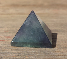 Load image into Gallery viewer, RAINBOW FLUORITE natural Medium gemstone crystal pyramid 27-30mm