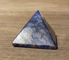 Load image into Gallery viewer, SODALITE natural Medium gemstone crystal pyramid 27-30mm