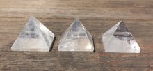 Load image into Gallery viewer, CLEAR QUARTZ natural Medium gemstone crystal pyramid 27-30mm