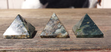 Load image into Gallery viewer, RAINFOREST RHYOLITE natural Medium gemstone crystal pyramid 27-30mm