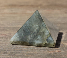 Load image into Gallery viewer, LABRADORITE natural Medium gemstone crystal pyramid 27-30mm