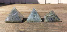 Load image into Gallery viewer, LABRADORITE natural Medium gemstone crystal pyramid 27-30mm