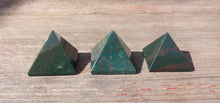 Load image into Gallery viewer, BLOODSTONE natural Medium gemstone crystal pyramid 27-30mm