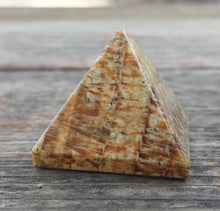 Load image into Gallery viewer, ARAGONITE natural Medium gemstone crystal pyramid 27-30mm