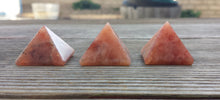 Load image into Gallery viewer, SUNSTONE natural Medium gemstone crystal pyramid 27-30mm