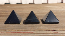 Load image into Gallery viewer, BLACK OBSIDIAN natural Medium gemstone crystal pyramid 27-30mm