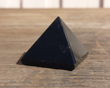 Load image into Gallery viewer, BLACK OBSIDIAN natural Medium gemstone crystal pyramid 27-30mm