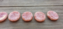 Load image into Gallery viewer, SUNSTONE Worry Stone Natural Stone Hand Carved Gemstone Worry Stone