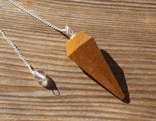 Load image into Gallery viewer, CAMEL JASPER Natural Stone Gemstone Faceted Pendulum