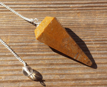 Load image into Gallery viewer, CAMEL JASPER Natural Stone Gemstone Faceted Pendulum