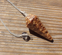 Load image into Gallery viewer, ARAGONITE Natural Stone Gemstone Faceted Pendulum