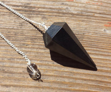 Load image into Gallery viewer, ONYX Natural Stone Gemstone Faceted Pendulum
