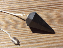 Load image into Gallery viewer, ONYX Natural Stone Gemstone Faceted Pendulum