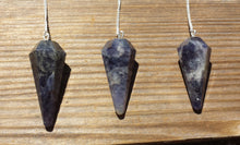 Load image into Gallery viewer, BLUE AVENTURINE Natural Stone Gemstone Faceted Pendulum