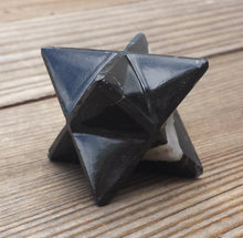 Load image into Gallery viewer, Large (50mm) SOLOMON AGATE Natural Gemstone Merkaba Star (One)