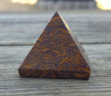 Load image into Gallery viewer, CALLIGRAPHY STONE (Miriam Stone)  natural Medium gemstone crystal pyramid 27-30mm