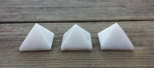 Load image into Gallery viewer, WHITE AGATE natural Medium gemstone crystal pyramid 27-30mm