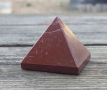 Load image into Gallery viewer, RED JASPER natural Medium gemstone crystal pyramid 27-30mm