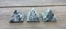 Load image into Gallery viewer, TREE AGATE natural Medium gemstone crystal pyramid 27-30mm
