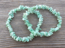 Load image into Gallery viewer, GREEN AVENTURINE Natural Stone Gemstone Stretchy Chip Bracelet