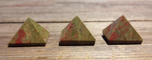 Load image into Gallery viewer, UNAKITE natural small gemstone crystal pyramid 20-22