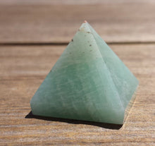 Load image into Gallery viewer, AMAZONITE natural small gemstone crystal pyramid 20-22