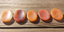 Load image into Gallery viewer, RED AVENTURINE Worry Stone Natural Stone Hand Carved Gemstone Worry Stone