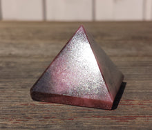 Load image into Gallery viewer, RHODONITE natural Medium gemstone crystal pyramid 27-30mm