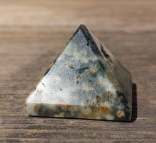 Load image into Gallery viewer, RAINFOREST RHYOLITE natural Medium gemstone crystal pyramid 27-30mm